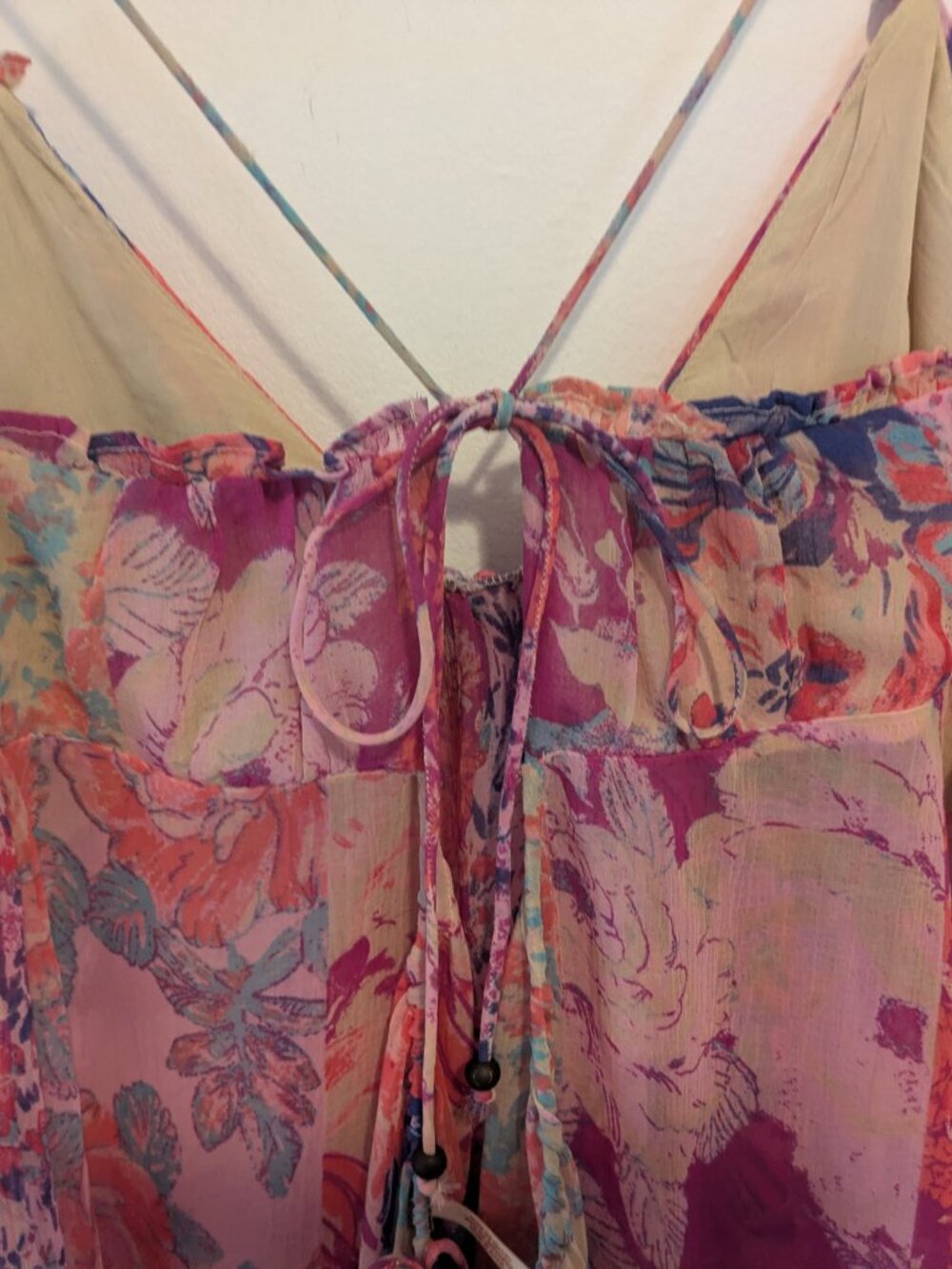 Free People Pink All The Pretty Things Tunic Slip Dress - Picture 10 of 16